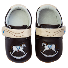 Lädersko ClassicZ Rock-a-bye Brown, Rose et Chocolat, Strl 20