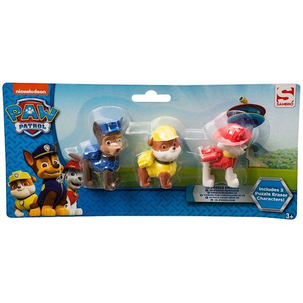 Suddgummi 3-pack, Paw Patrol