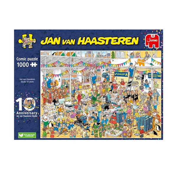 Jan Van Haasteren 10th Anniversary Pussel 1000 bitar Jumbo
