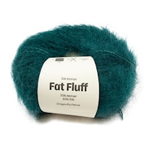 Mohair-Silkki Fat Fluff 25 gr Dragonflyg petrol A792 Adlibris