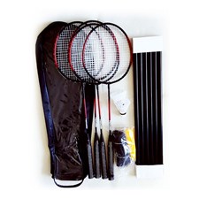 Badmintonset 4 spelare ink nät, SportMe