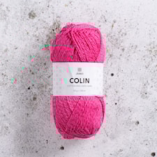 Nya Colin bomull lin mix 50 gr Pink Bite 154 Järbo