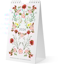 Väggkalender 2026 Mini Duo 120x215 mm Burde