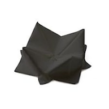 Servetter 3-lager 33x33 cm Svart 125 st