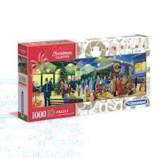 Christmas Santa Express Panorama Julpussel 1000 Bitar, Clementoni