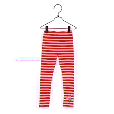 Pippi Leggings, Röd/Rosa, Pippi Långstrump