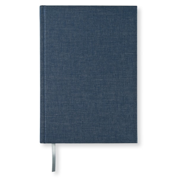 Notatbok A5 Classic Ulinjert Mørk Denim Paperstyle