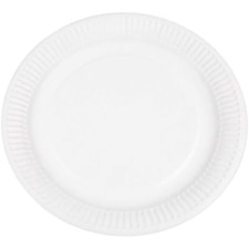 Vita papptallrikar, dia. 23 cm, 100st.