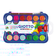 Vattenfärg 24-p + pensel, Giotto Aquarelli