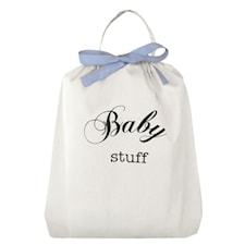 Bag-all Baby Fancy Blue Tygpåse 100% Bomull 33x31x6 cm Svart/Vit