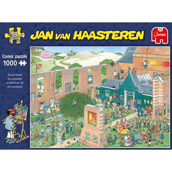 Jan van Haasteren The Art Market Pussel 1000 bitar, Jumbo