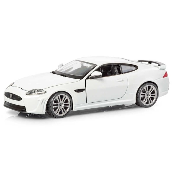 Jaguar Xkr-S Hvit 1:24 Buraggo