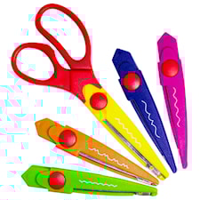 Mønstersaks med 5 ulike mønstre Sense