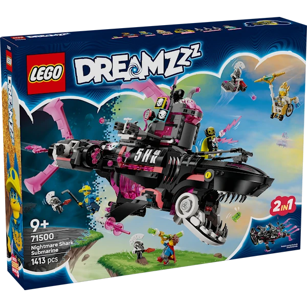 LEGO DREAMZzz 71500 Marerittets hai-ubåt -  Byggesett - Plast