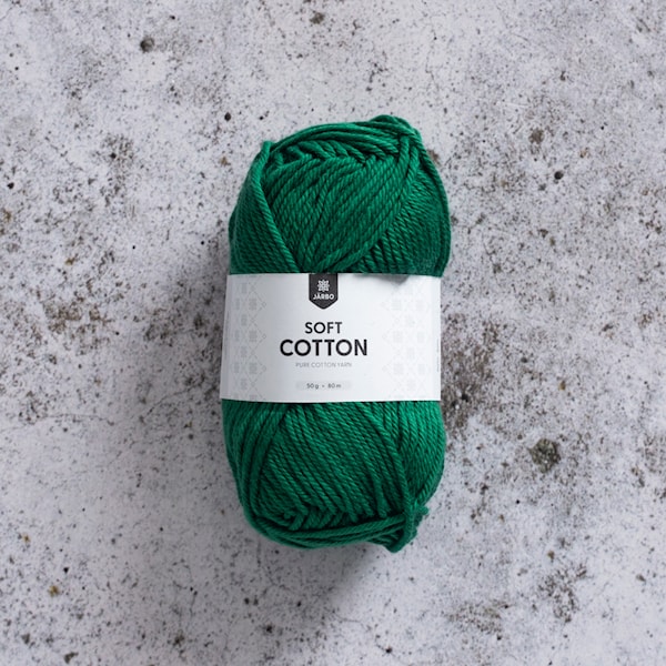 Soft Cotton Bomullsgarn 50 g Skogsgrön (8860) Järbo