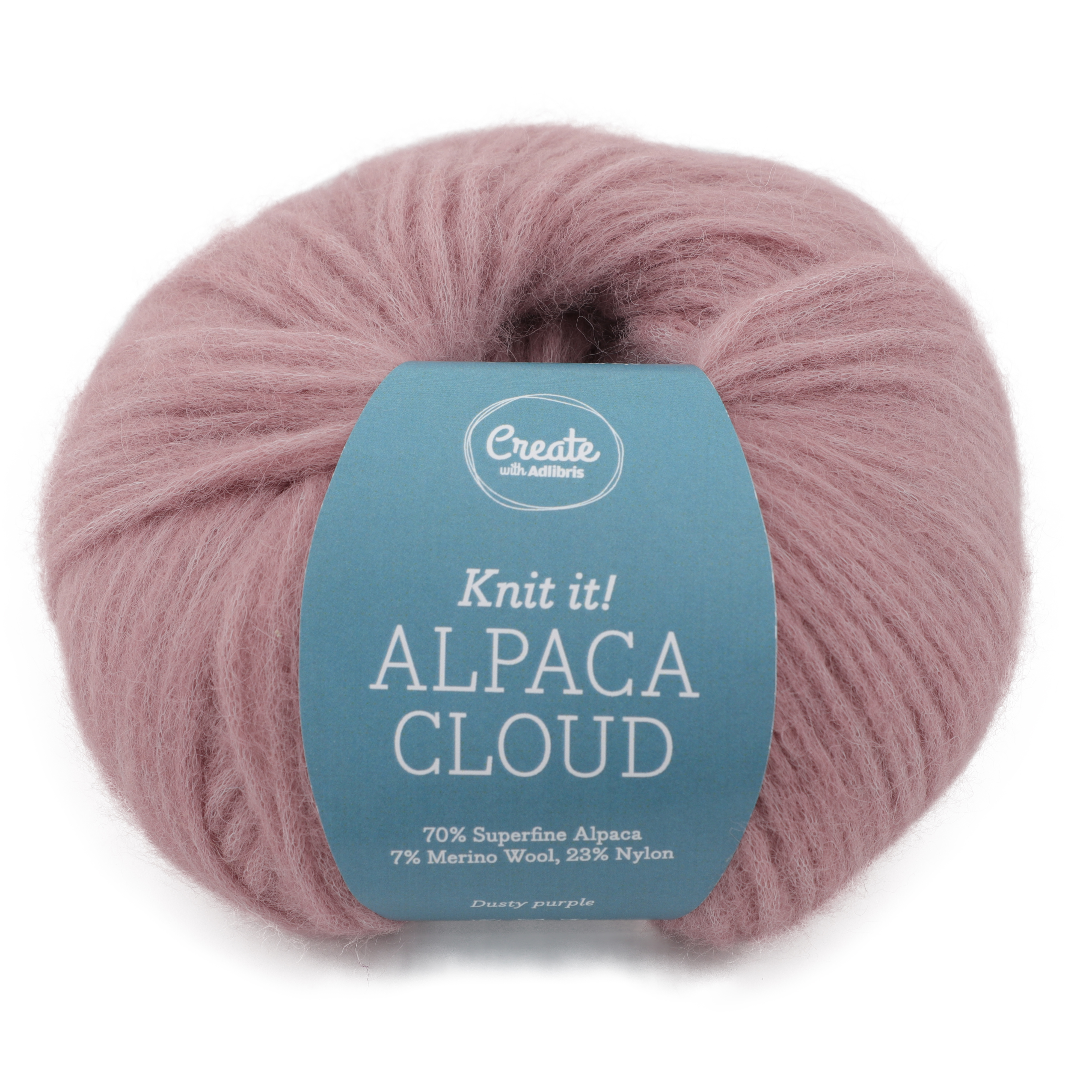 Alpaca Cloud 50 G Adlibris (dusty Purple, Cream-white+ 20 Muuta Väriä ...