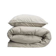 Gripsholm Bäddset Linne/Bomull 150x210+50x60 cm Beige