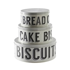 Kakebokser, 3-pack, Grå, Mason Cash