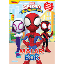 Målarbok Spidey med klistermärken Kärnan