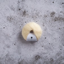 Fin Mohair Silk Garn 25 g Transparent Yellow Järbo