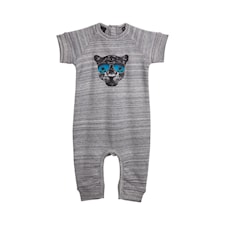 Jumpsuit, Ljusgrå melerad, Petit by Sofie Schnoor