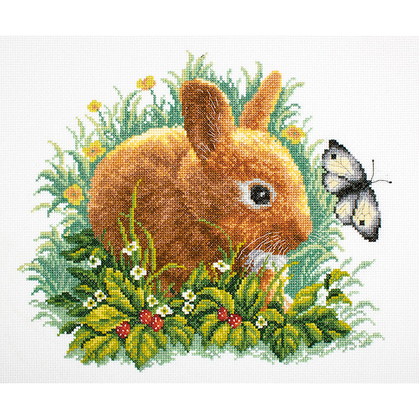Broderikit kanin 30x35 cm RTO