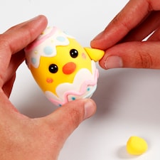 Søt påskefamilie, modellering, 1 sett