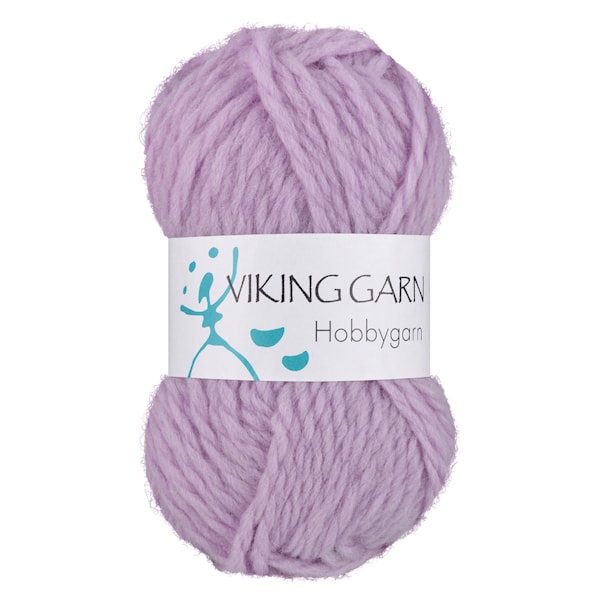 Hobbygarn 50 g Lys lilla 967 Viking Garn