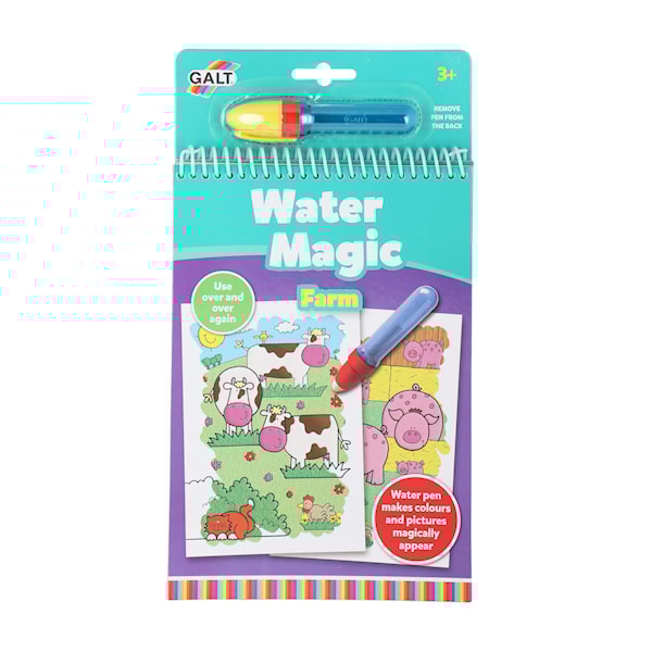 Målarbok Water Magic Bondgård Galt