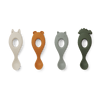 Liva Skedar Silikon 4-pack Hunter Green Mix Liewood