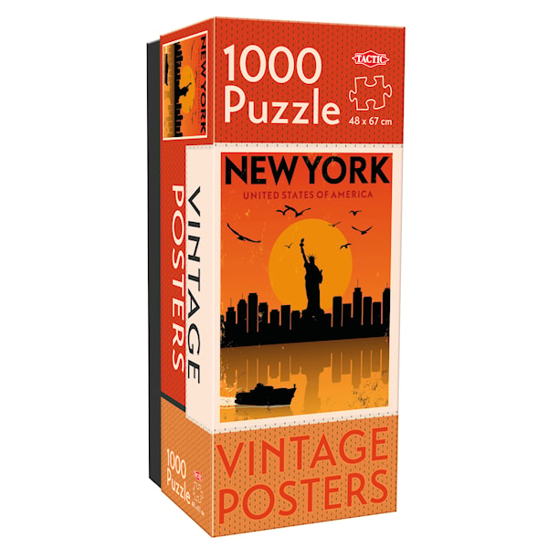 Pussel 1000 Bitar Vintage New York, Tactic