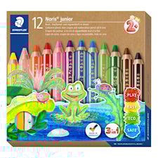 Fargeblyant 3-i-1 Chunky 12-pakning Noris Junior Staedtler