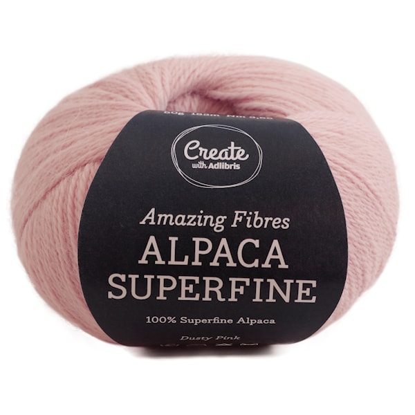 Adlibris Alpaca Superfine 50g Dusty Pink A221