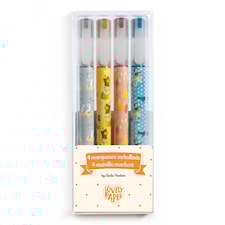 Djeco metalliset tussit 6 kpl