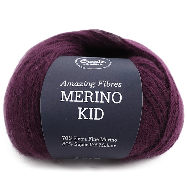 Adlibris Merino Kid 50g Dark Grey Melange A510