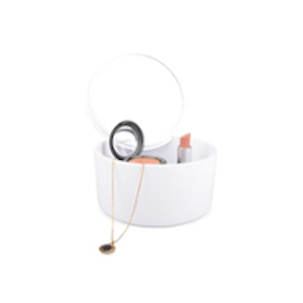 Form Living Sminkspegel med box 13 5x7 cm Vit - badrumsaccessoarer Form Living Sminkspegel med box 13 5x7 cm Vit - badrumsaccessoarer