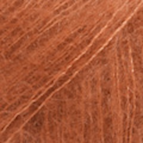 Kid- Silk Garn Uni Colour 25 g Rust 33 Drops
