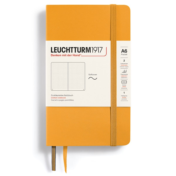 Notatbok A6 Soft Prikket Rising Sun Leuchtturm 1917