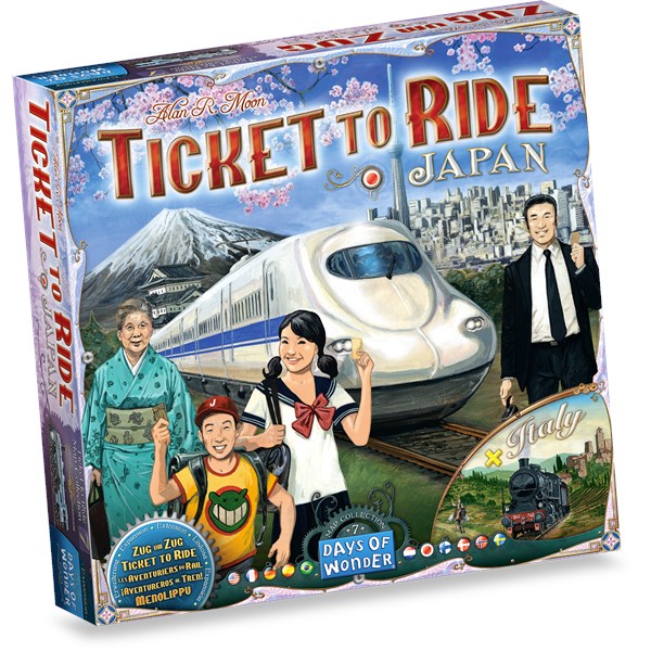 Ticket To Ride: Japan & Italy (Expansion) (SE/FI/NO/DK/EN)
