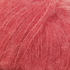Brushed Alpaca Silk Uni Colour Garn 25 g korall 06 Drops