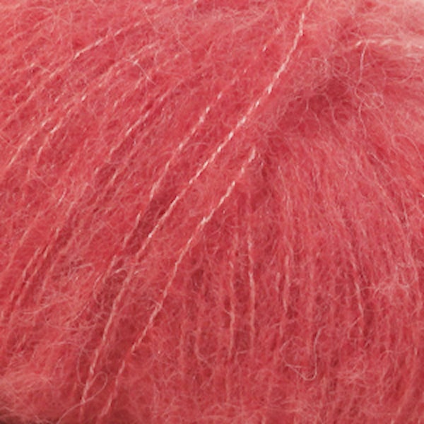 Drops Brushed Alpaca Silk Uni Colour Garn 25 g korall 06