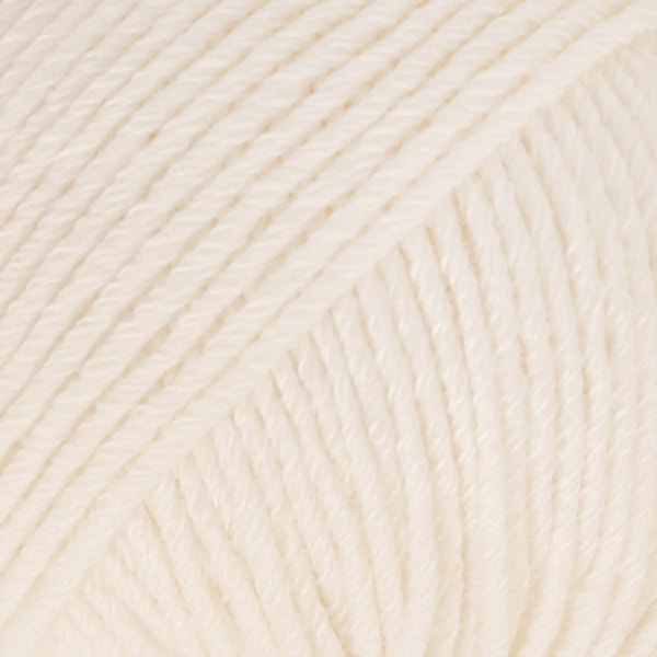 Drops Cotton Merino Uni Colour Lanka Villasekoitus 50g Powder 28