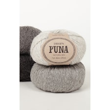 Puna Natural Mix Garn Alpackamix 50 g gråbrun 04 Drops