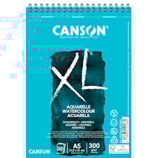 Akvarellblock XL Aquarelle A5 20 ark 300g Canson