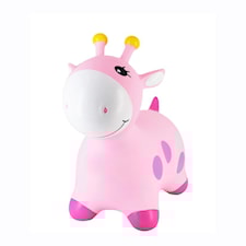 Hoppdjur Rosa Giraff