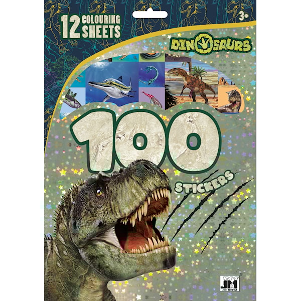Klistremerker Dinosaurer 100-p Sense