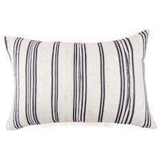 Sköna Hem Side by Side Kudde i lin 60x40 cm Dark blue
