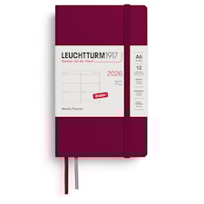 Weekly Planner 2026 A6 Soft Port Red Leuchtturm1917