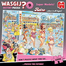 Wasgij Retro Destiny 9 Super Models! Pussel 1000 bitar