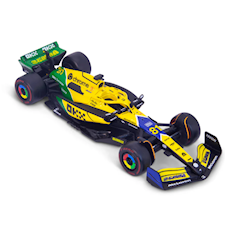 Formel 1 Bil 1:43 McLaren MCL38 2024 Piastri Senna Livery